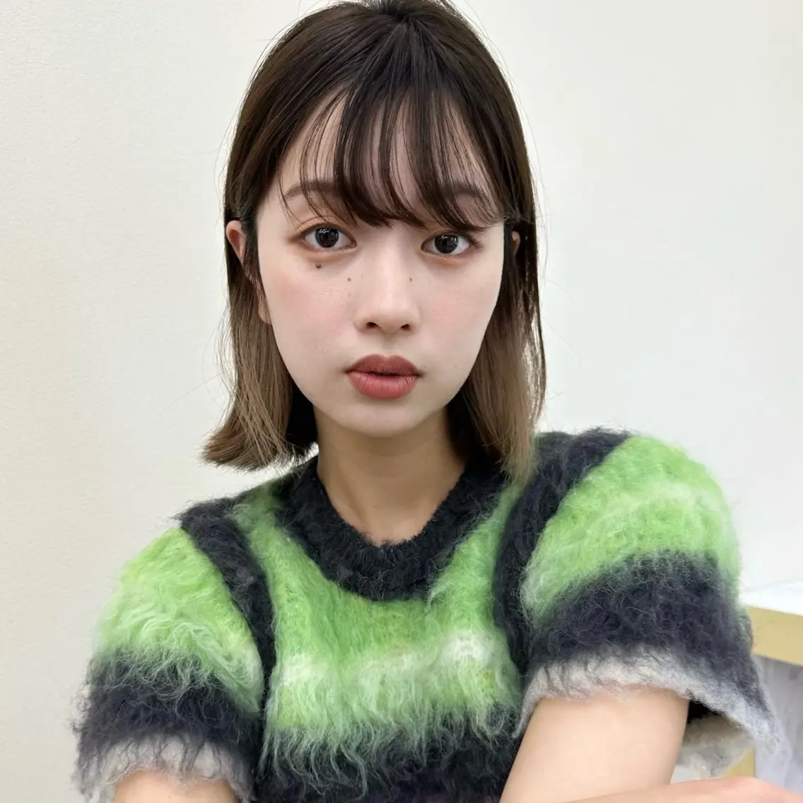 ミディアム カラー パーマ ヘアアレンジ 透明感カラー ボブ ヨシンモリ 韓国風ヘア レイヤーカット カット ヘアカラー トリートメント ニシダヒカリ🌙 髪質改善×似合わせのヘアスタイル