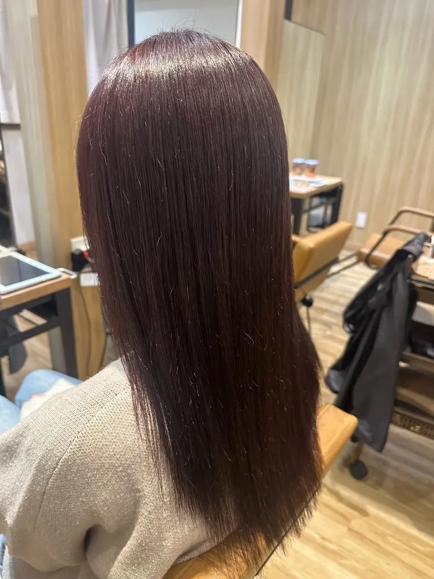 セミロング パーマ 縮毛矯正 ✨✂️Nori ✂️✨のヘアスタイル