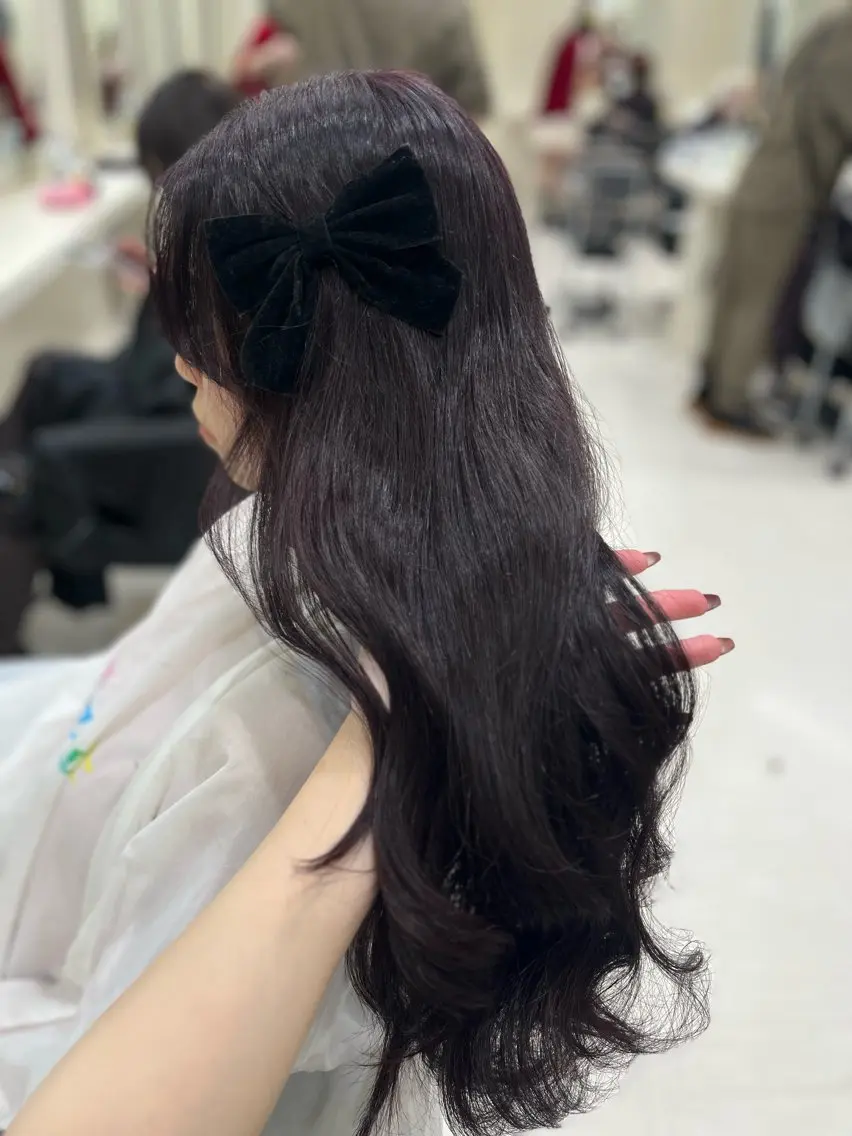 カラー ヘアカラー トリートメント ベージュ・ラベンダー カラー🎀りりのヘアスタイル