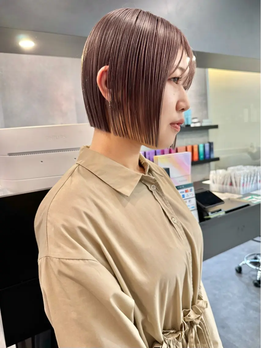 ショート カラー カット 🐰髪質改善/ボブ カット🐰/きょかのヘアスタイル