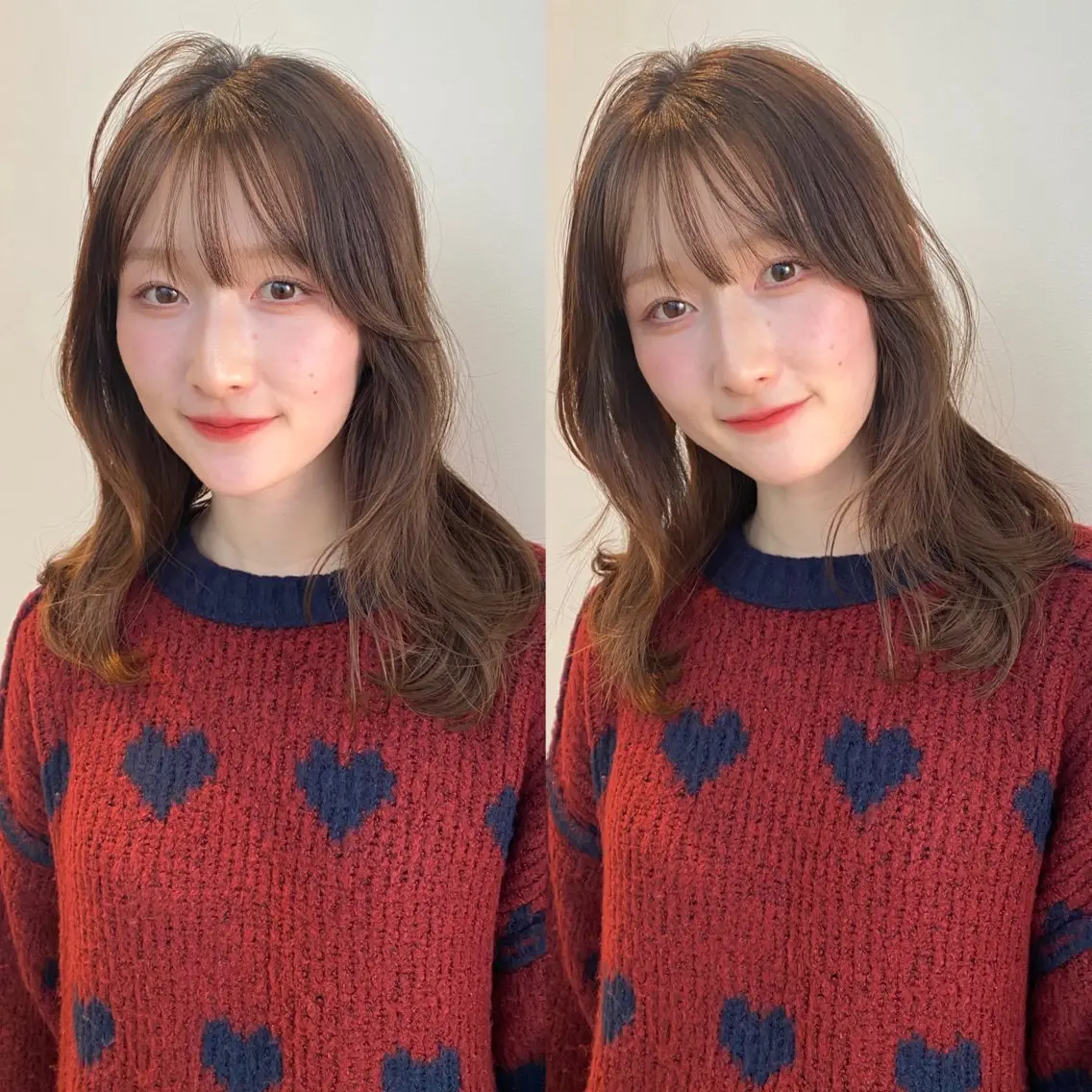 ミディアム カラー カット トリートメント mai / linoah˚✧のヘアスタイル