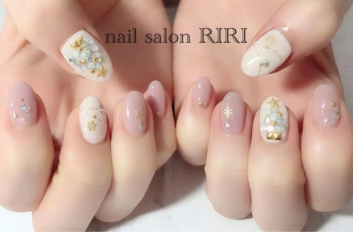 ネイル 冬ネイル クリスマス RIRI リリのネイルデザイン