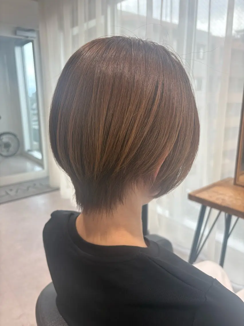 ショート ショートヘア カット aina / n.w.hのヘアスタイル