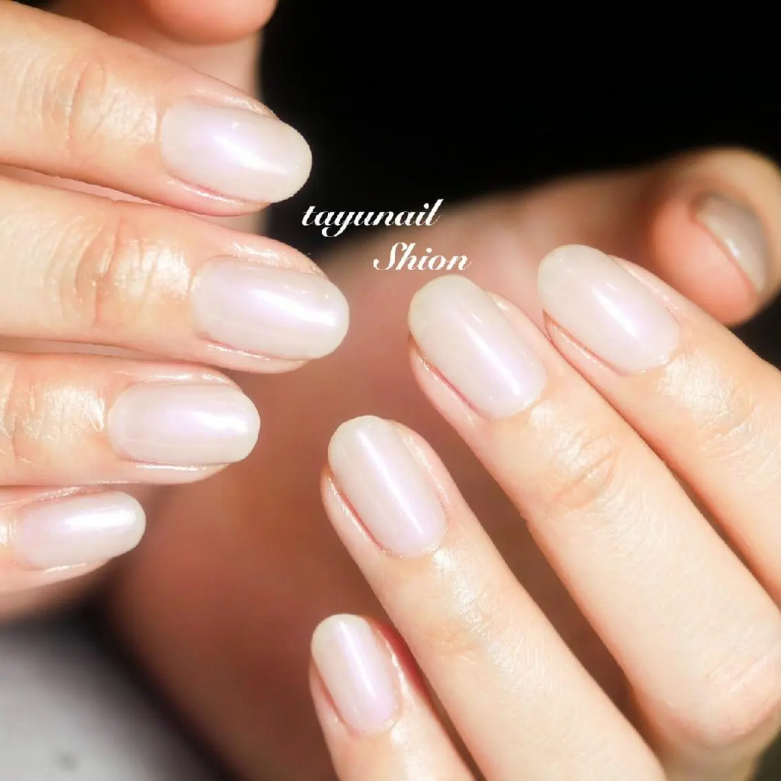 ネイル ブルー ジェルネイル ワンカラーネイル パラジェル シンプルネイル ネイルサロン 【たゆnail】のネイルデザイン