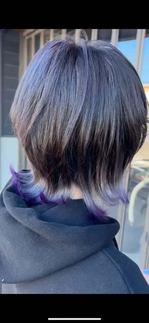 セミロング ［ステレオ知立］岡田 ウルフ✂️のヘアスタイル