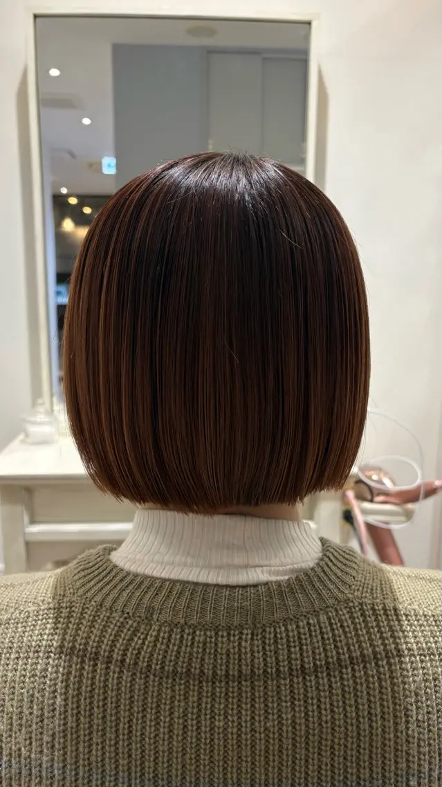 ショート カラー カット トリートメント 似合わせ 顔周りYUUGAのヘアスタイル