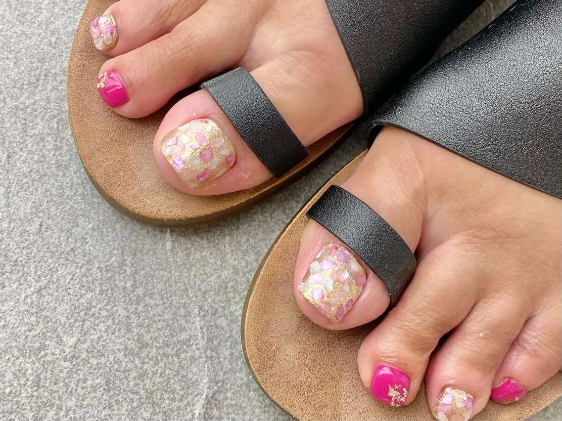 ネイル フットネイル 夏ネイル Mier -Emi-のネイルデザイン