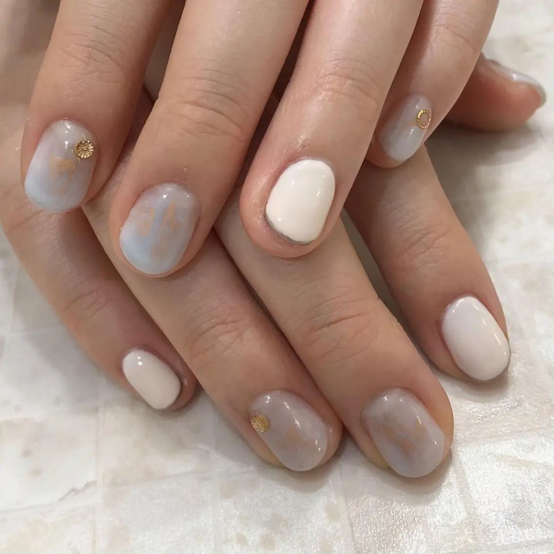 ネイル アートネイル シンプルネイル nail salon midpointのネイルデザイン