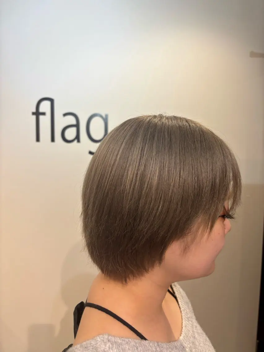 ショート ✨髪質改善カラー✨ ストレート☔脇田のヘアスタイル