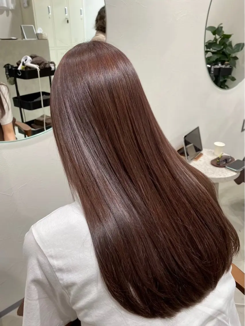 ロング カラー ベージュカラー ブリーチ 透明感カラー ダブルカラー ブリーチなしカラー ヘアカラー 【立川徒歩3分‼️】 モデル募集✨YUTAのヘアスタイル