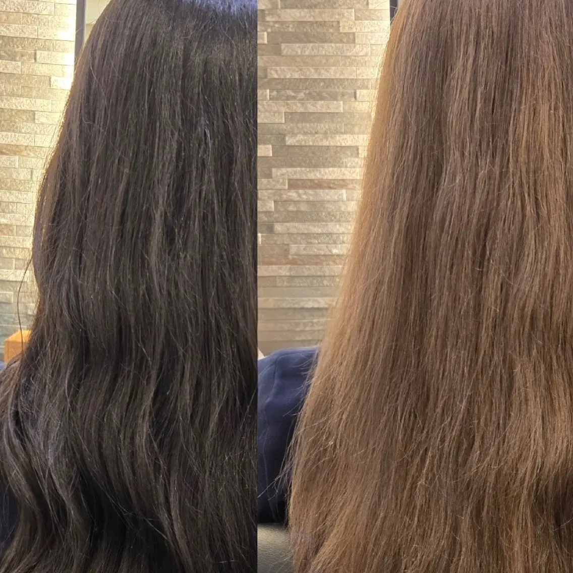 ロング カラー ブリーチ カット ヘアカラー トリートメント 野村 果音(カノン)のヘアスタイル