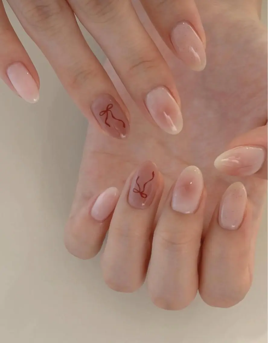 ネイル アートネイル ジェルネイル キラキラネイル ミラーネイル ピンク ハンドネイル Ryu Nail NekoChanのネイルデザイン