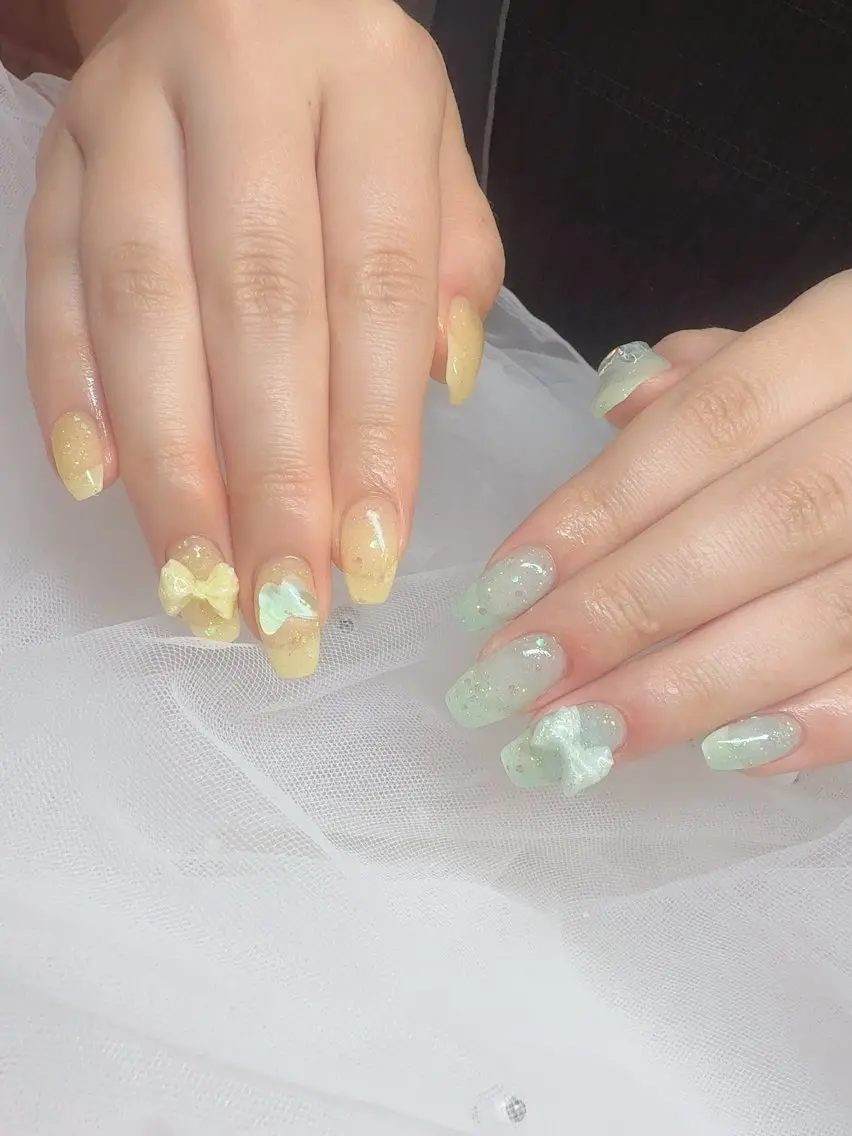 ネイル キラキラネイル ラメ(グリッター) ワンカラーネイル ハンドネイル teddybear nailsのネイルデザイン