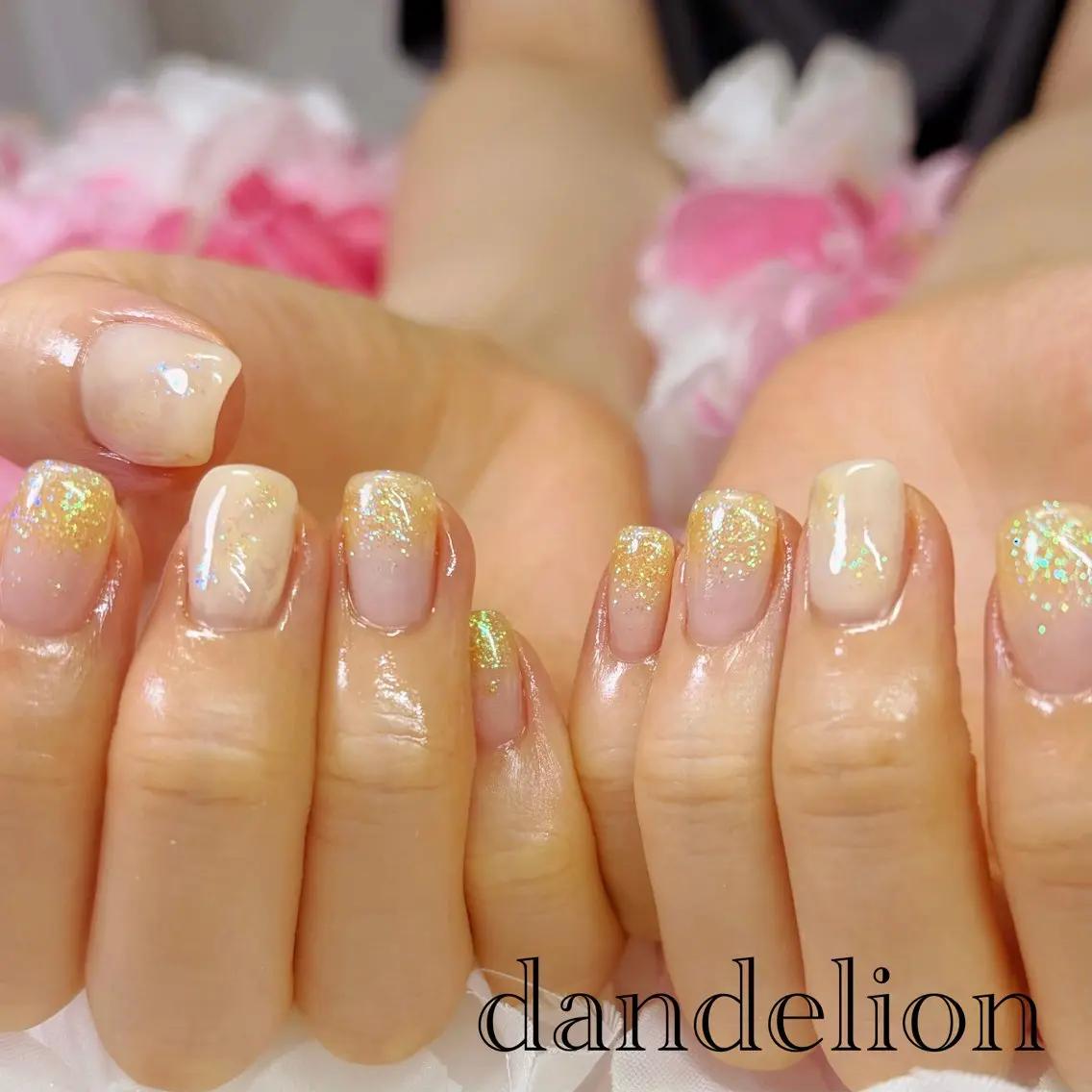 ネイル ハンドネイル ハンドケア dandelion ダンデライオンのネイルデザイン