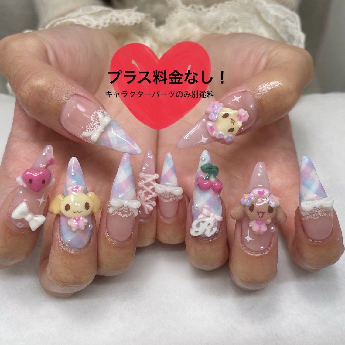 ネイル ハンドネイル 長さ&アート放題 9990円💎Em.のネイルデザイン