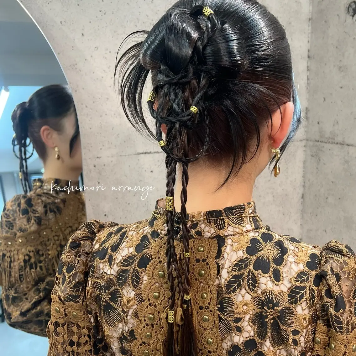 ロング ヘアアレンジ ヘアセット ヘアメイク/髪質改善 🎀Moeri🎀のヘアスタイル