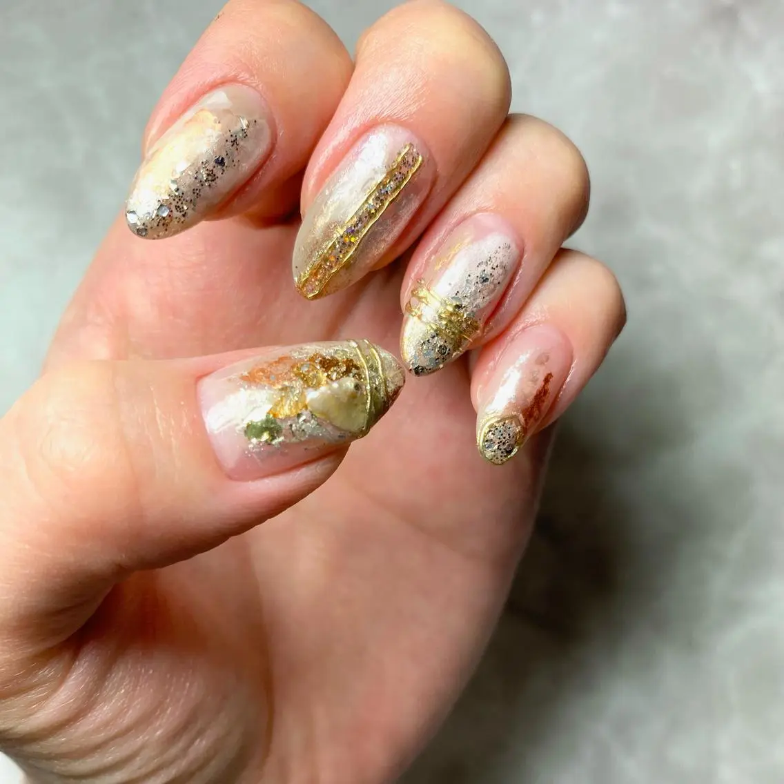 ネイル ジェルネイル ニュアンスネイル ハンドネイル nailsalon RMIKのネイルデザイン