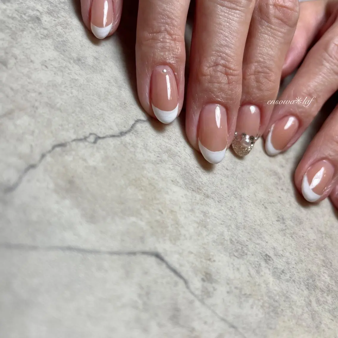 ネイル アートネイル フレンチネイル ジェルネイル メンズネイル ニュアンスネイル ensowa✱laf NAILのネイルデザイン