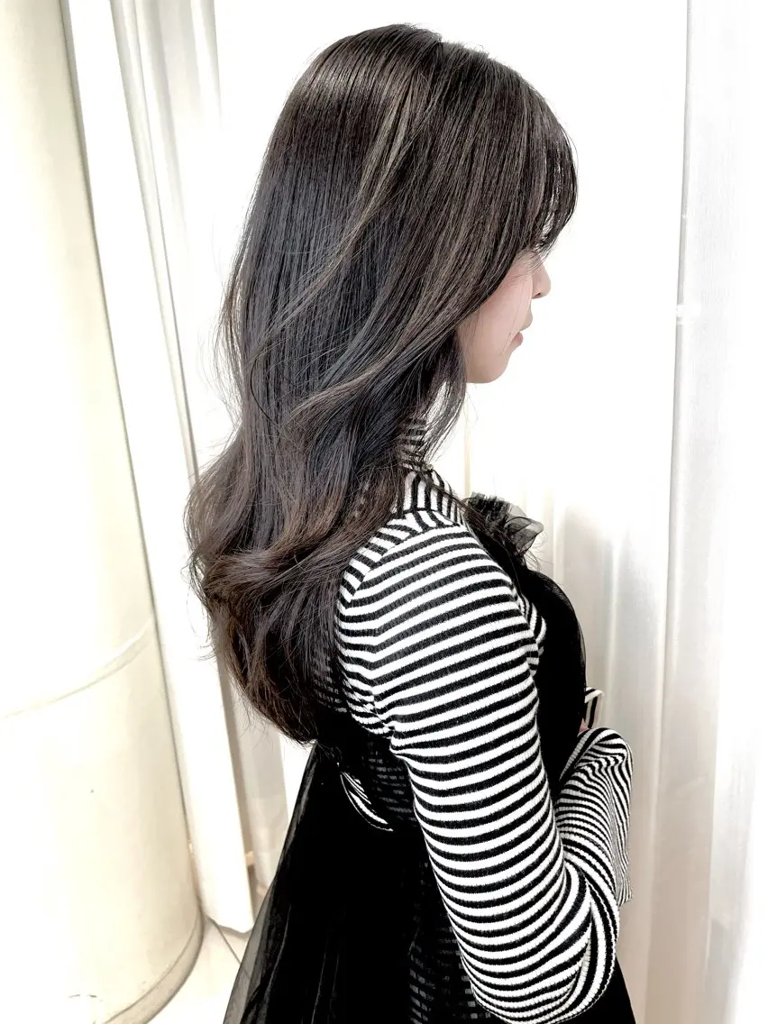 セミロング カット ヘアカラー トリートメント ♡大人カワイイ hair♡徳井はやとのヘアスタイル
