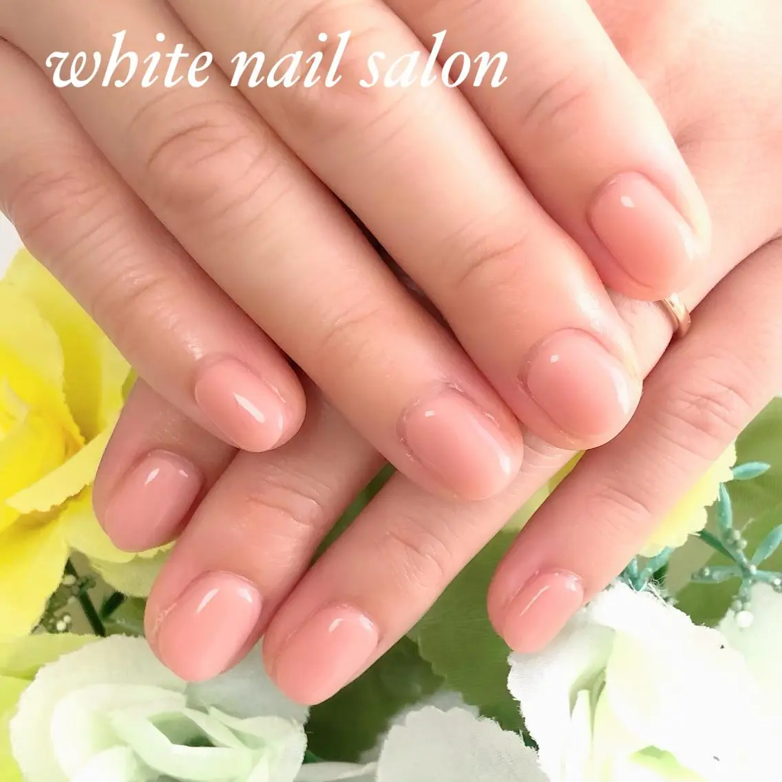 ネイル アートネイル フレンチネイル ジェルネイル ハードジェル 持ち込み white nail salonのネイルデザイン