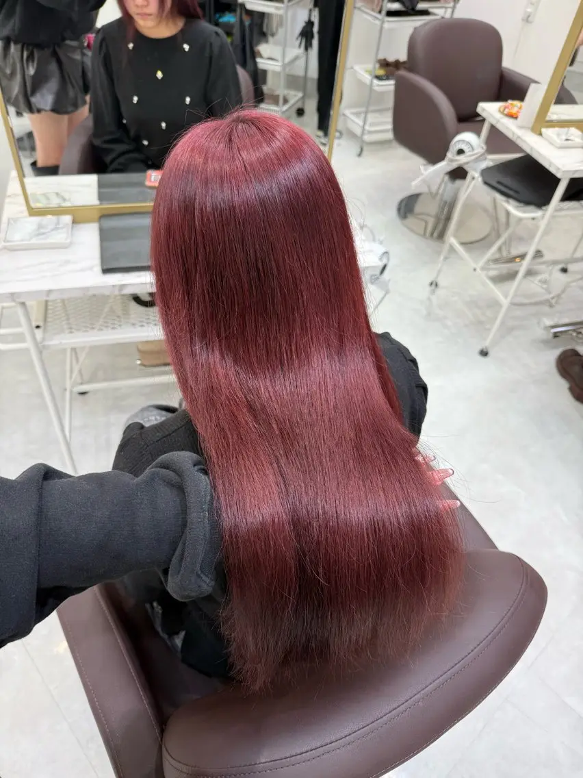 ロング カラー ヘアアレンジ ヘアカラー トリートメント ヘアセット 💗横浜美容室 💗HARUNAのヘアスタイル