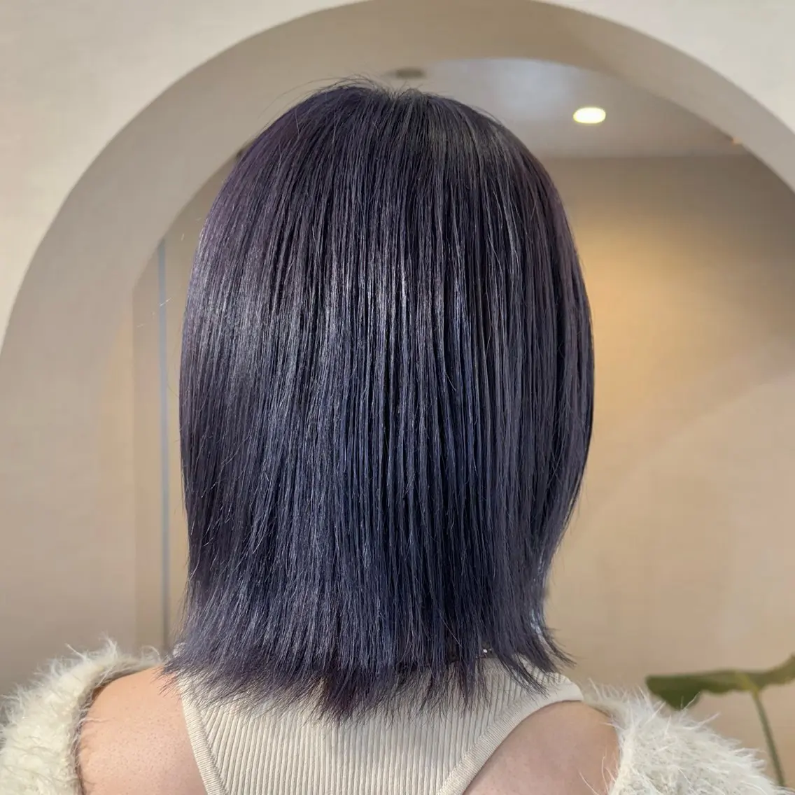 カラー バイオレットカラー モデル募集 Aoiのヘアスタイル