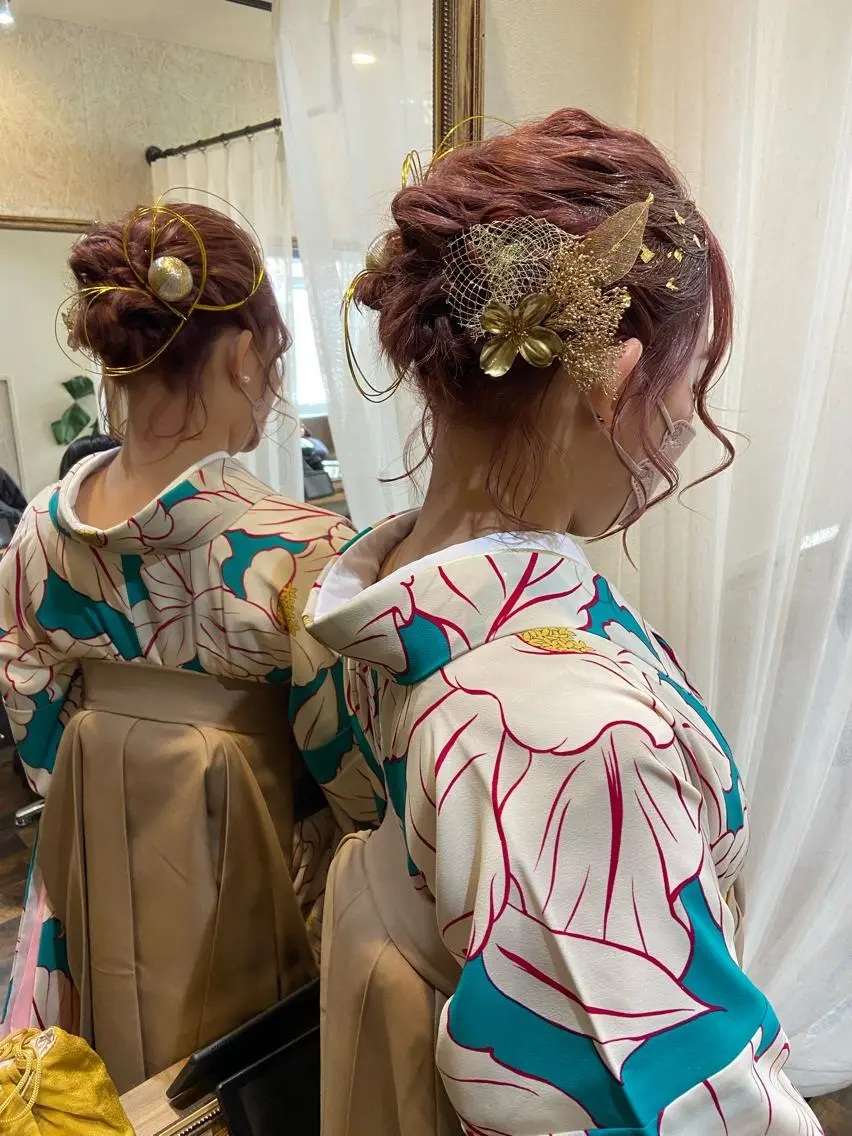 ヘアセットの写真