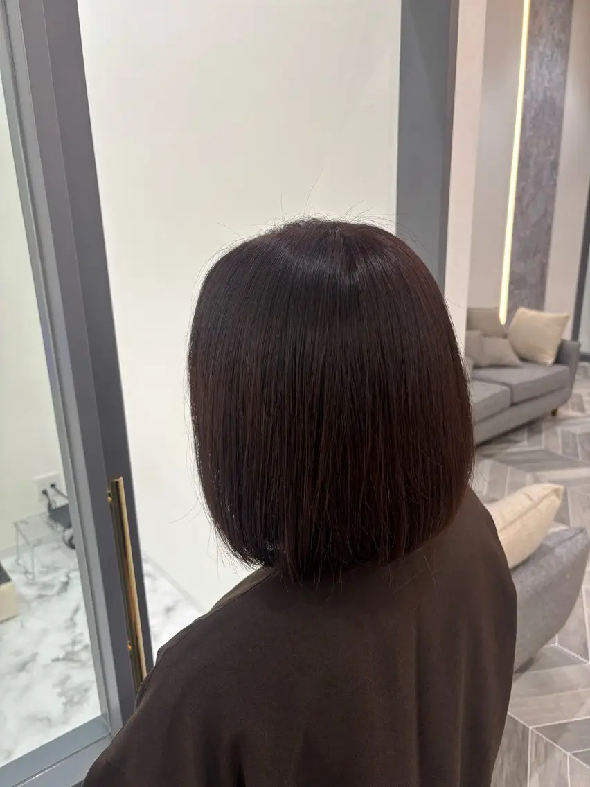 カラー ブラウンカラー しんさか れいとのヘアスタイル