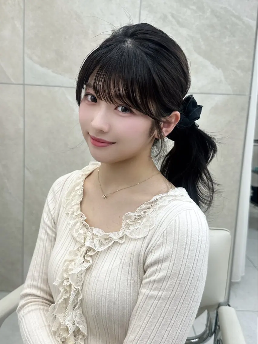 ロング 中村 紅葉のヘアスタイル