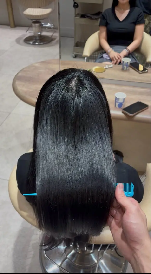 ミディアム カラー ヘアカラー トリートメント ✨艶カラー 渋谷 ✨優大のヘアスタイル
