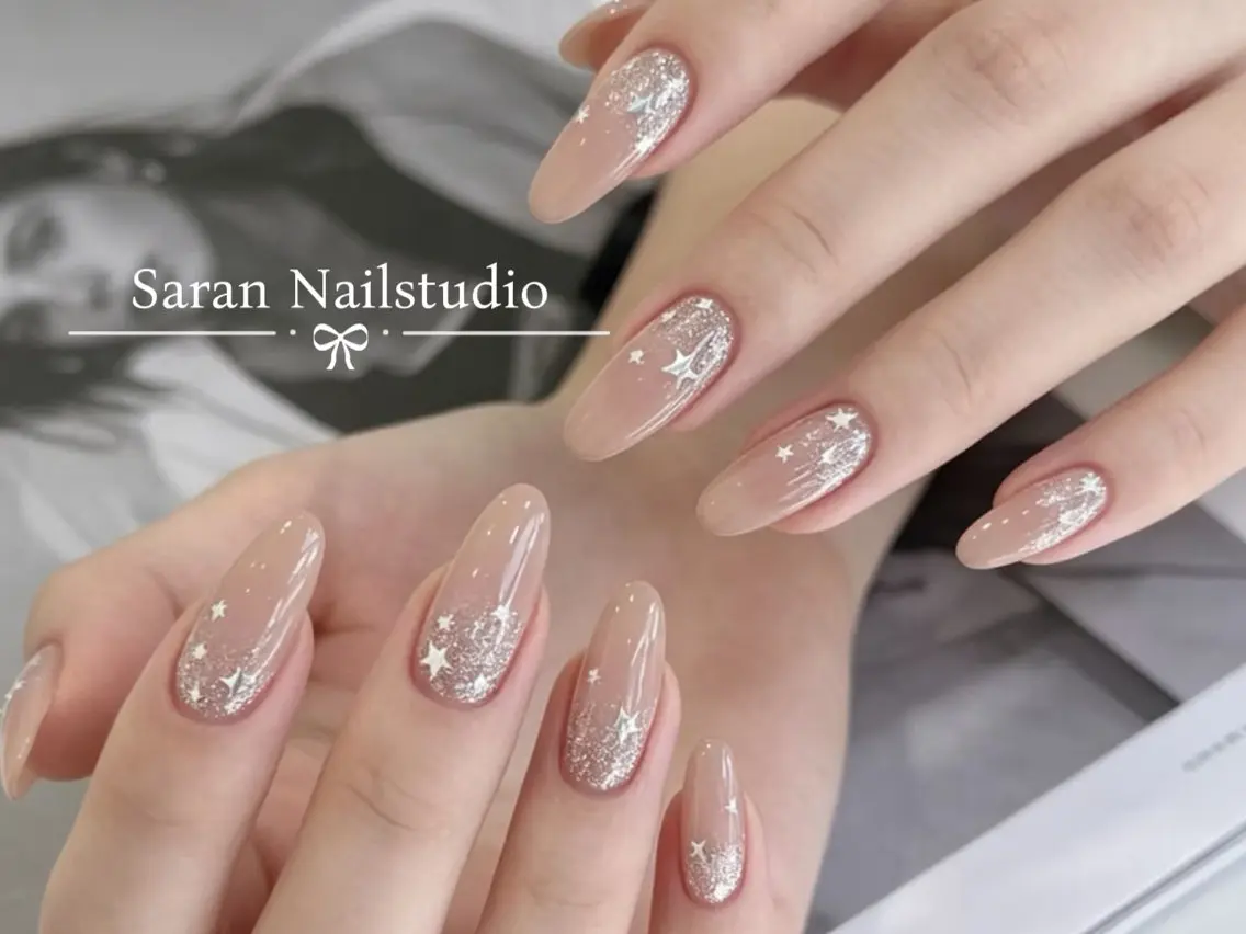 ネイル チークネイル 長さ出し フットネイル フレンチネイル ジェルネイル ハンドネイル Saran Nailstudioのネイルデザイン