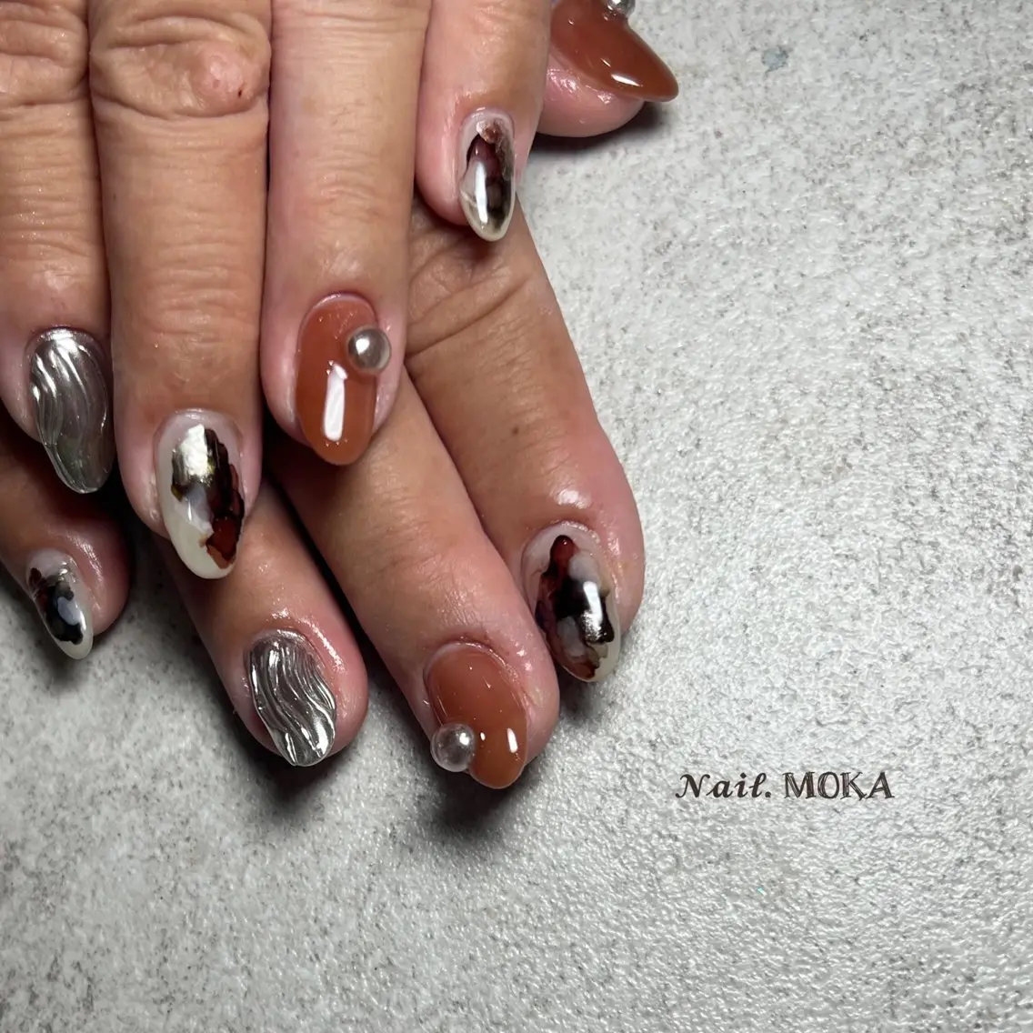 ネイル ニュアンスネイル nail. MOKAのネイルデザイン