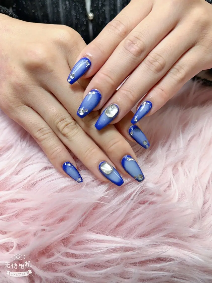 ネイル 長さ出し フレンチネイル グラデーション 韓国ネイル マグネットネイル ハンドネイル VB HEAVEN nailのネイルデザイン