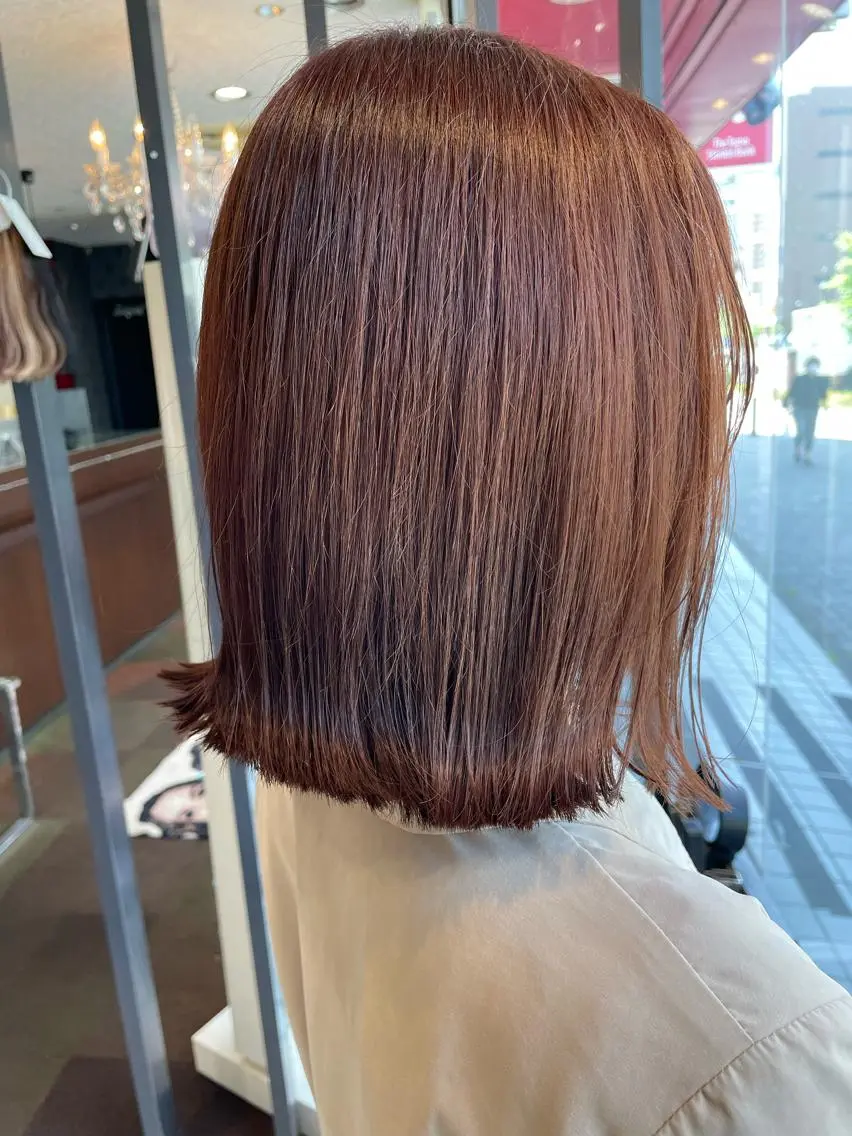 カット+✨艶々カラー✨+1stepトリートメント🌈の写真