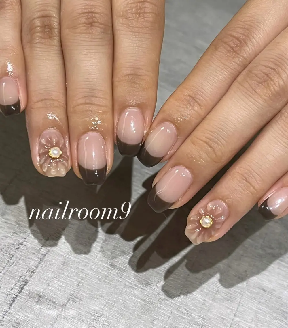 ネイル アートネイル ハンドネイル nail room9 ☺︎のネイルデザイン