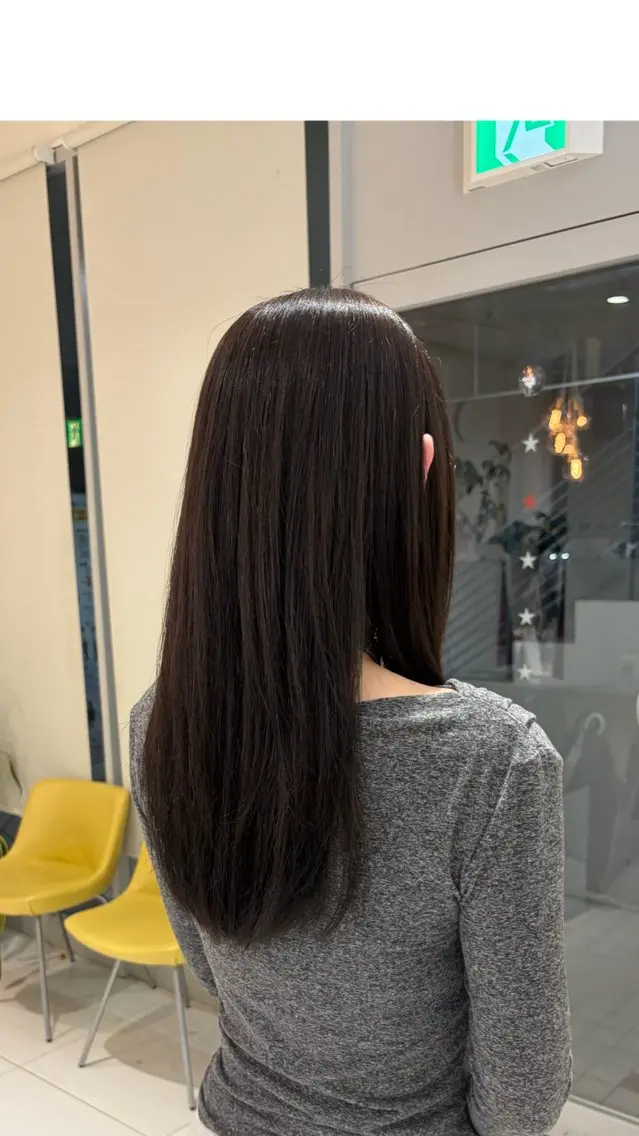 カラー ブラウンカラー 透明感カラー ナチュラルブラウン 黒川 恵莉のヘアスタイル