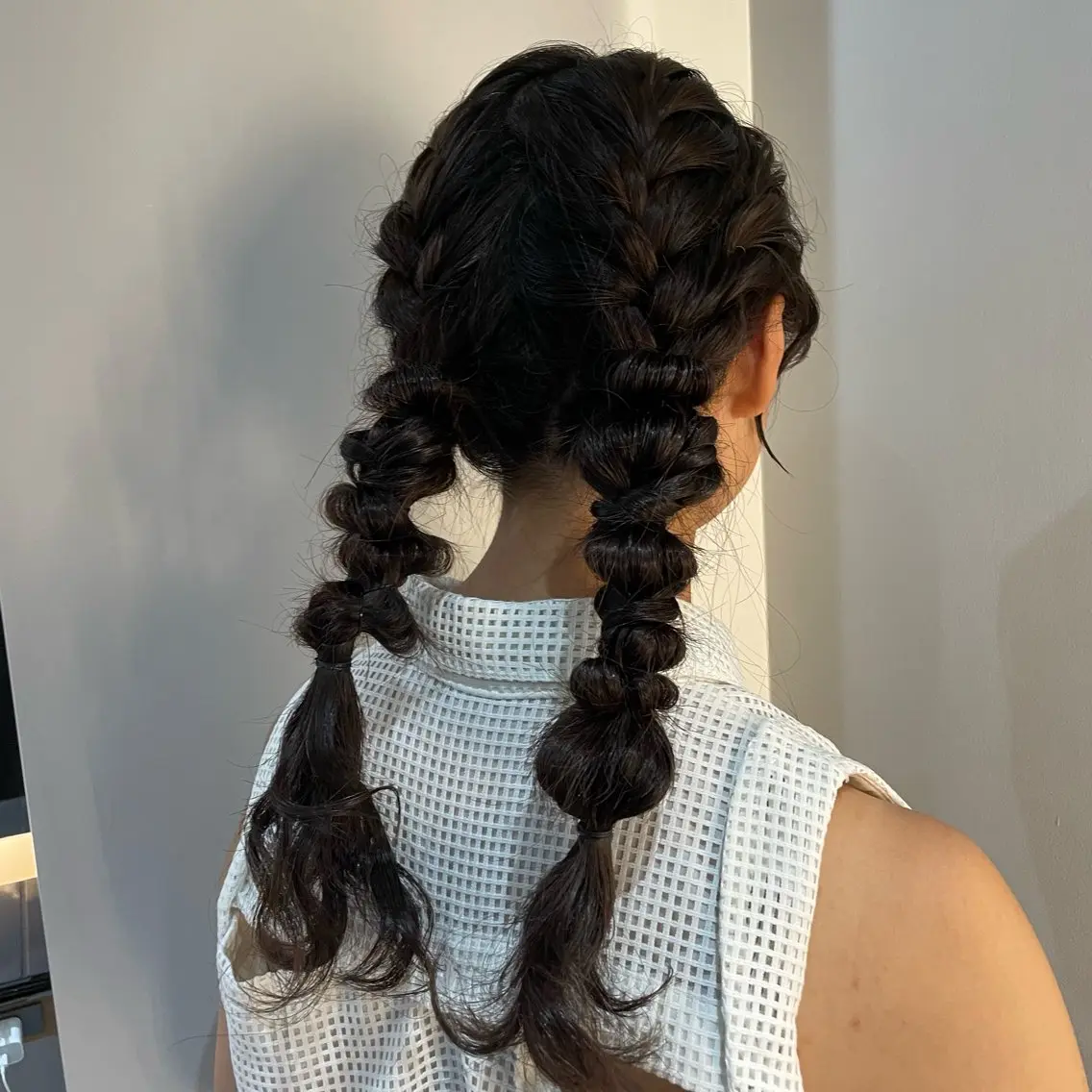 ロング ヘアアレンジ ヘアセット ハイトーン/アレンジ 🎀アオイ🎀のヘアスタイル