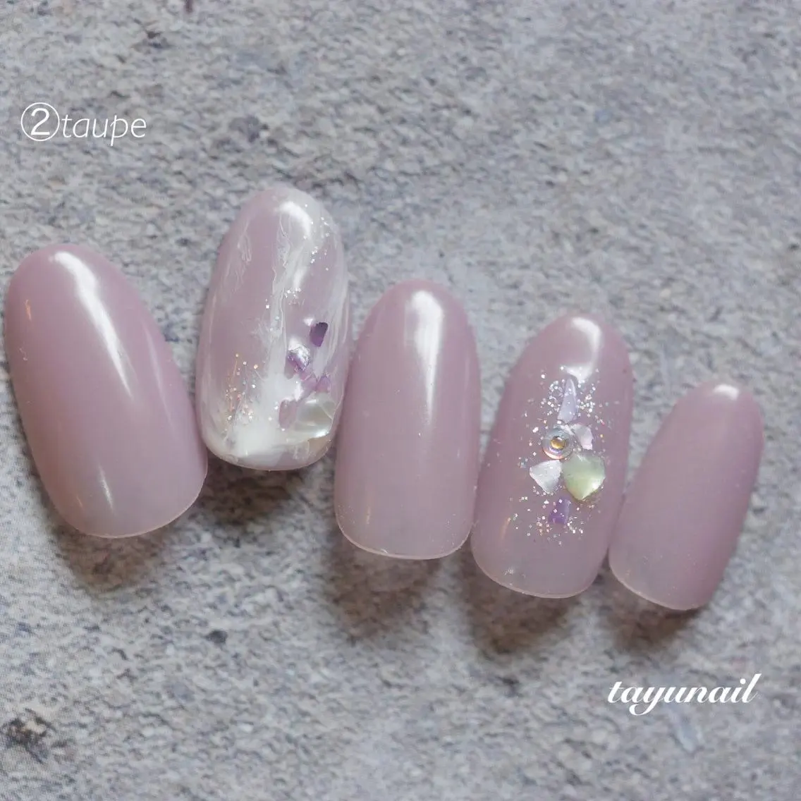 ネイル アートネイル ブルー ジェルネイル ワンカラーネイル パラジェル ネイルサロン 【たゆnail】のネイルデザイン