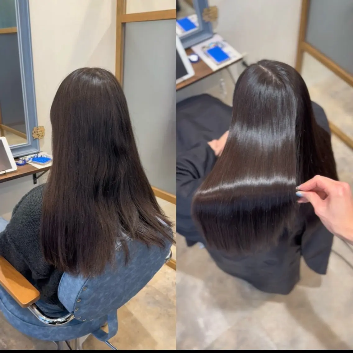 【1度で感動】最上級髪質改善ストレートコースの写真