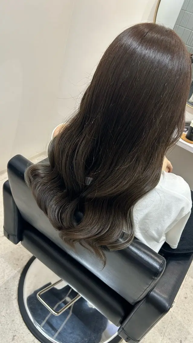 💇🏻♀️🌈韓国風カット+カラー+超音波BYKARTEトリートメント💇🏻♀️🌈の写真