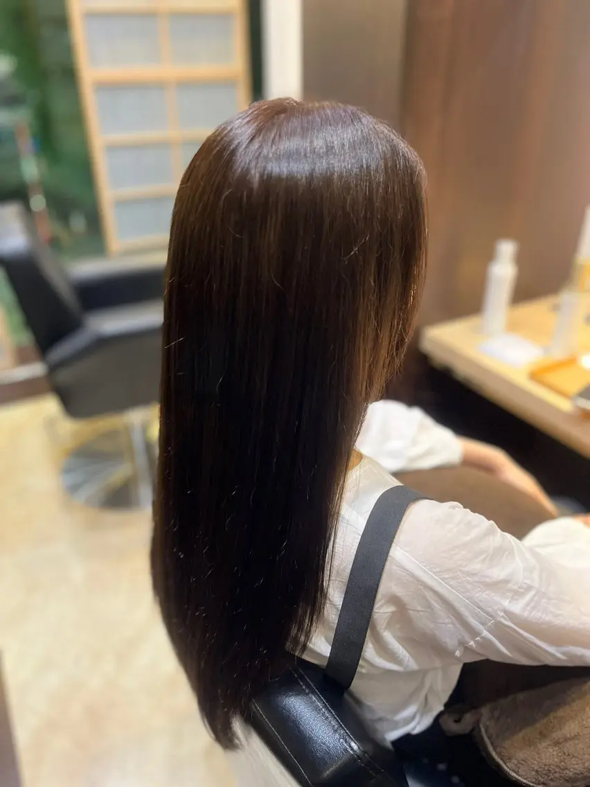 ロング カラー モデル募集中🌼 岩下陽万里のヘアスタイル