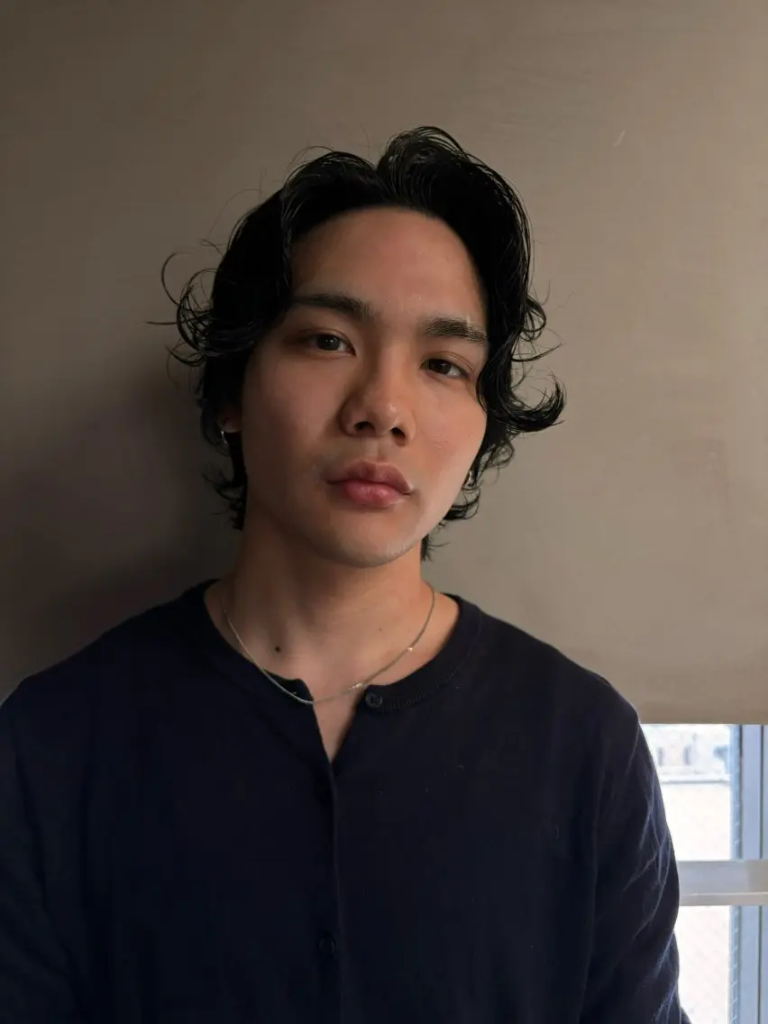 パーマ カット パーマ トリートメント 笠原 爽太のヘアスタイル