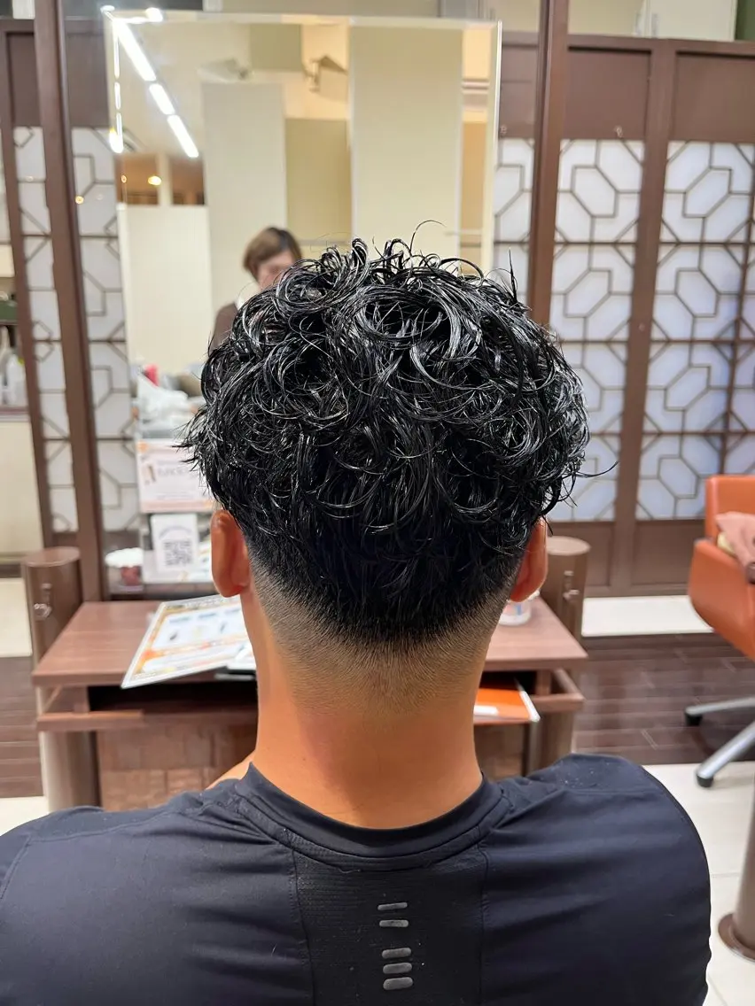 ショート パーマ メンズ 🧊メンズ特化🧊 高木航希のヘアスタイル