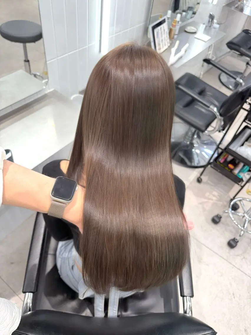 ロング カラー ヘアアレンジ カット ヘアカラー 縮毛矯正 トリートメント 韓国レイヤーカット/ 髪質改善/郷家拓斗のヘアスタイル