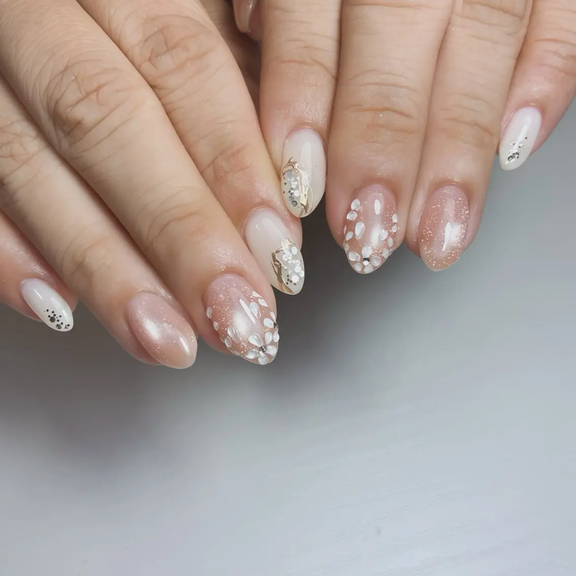 ネイル フットネイル ジェルネイル マグネットネイル ニュアンスネイル オフィスネイル ハンドネイル nail salon anoneのネイルデザイン