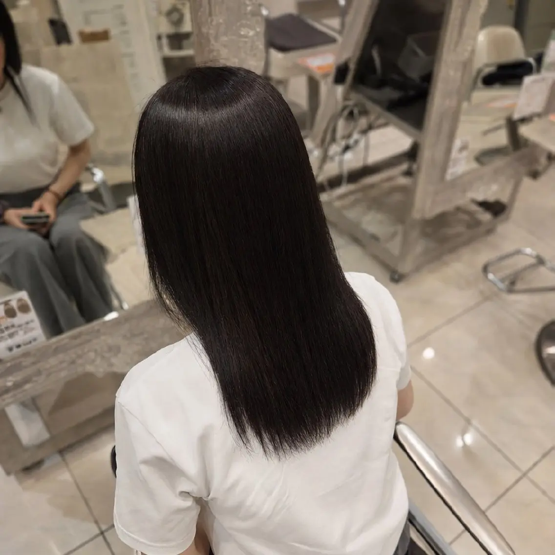 ロング カラー パーマ 髪質改善 カミムラのヘアスタイル