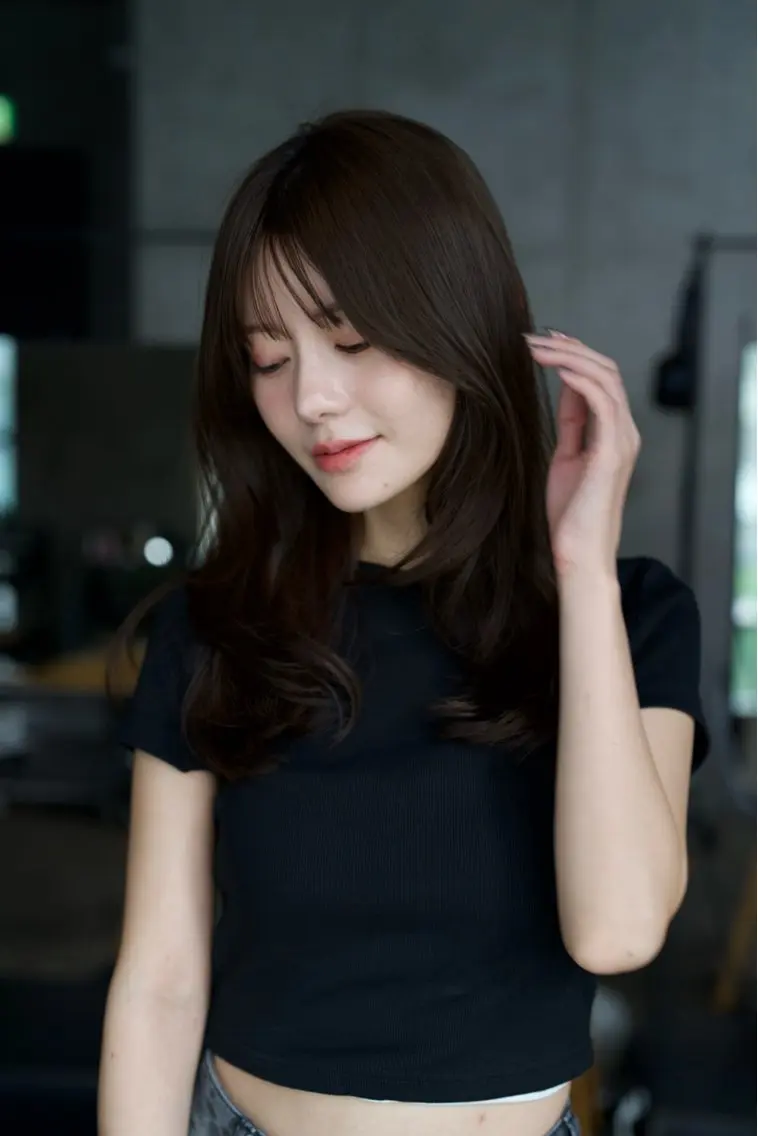 ロング カラー ヘアアレンジ 縮毛矯正 縮毛矯正特化 指名No.1shunのヘアスタイル