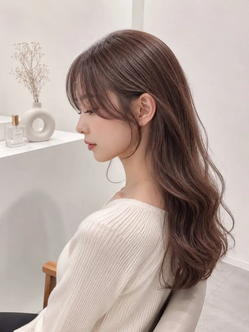 【ミニモ学割U24】顔周りカット+カラー+トリートメント【泉大津/髪質改善】の写真