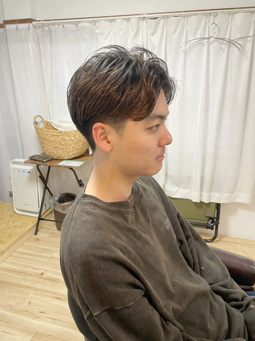 メンズ カット 萩森 龍也のヘアスタイル