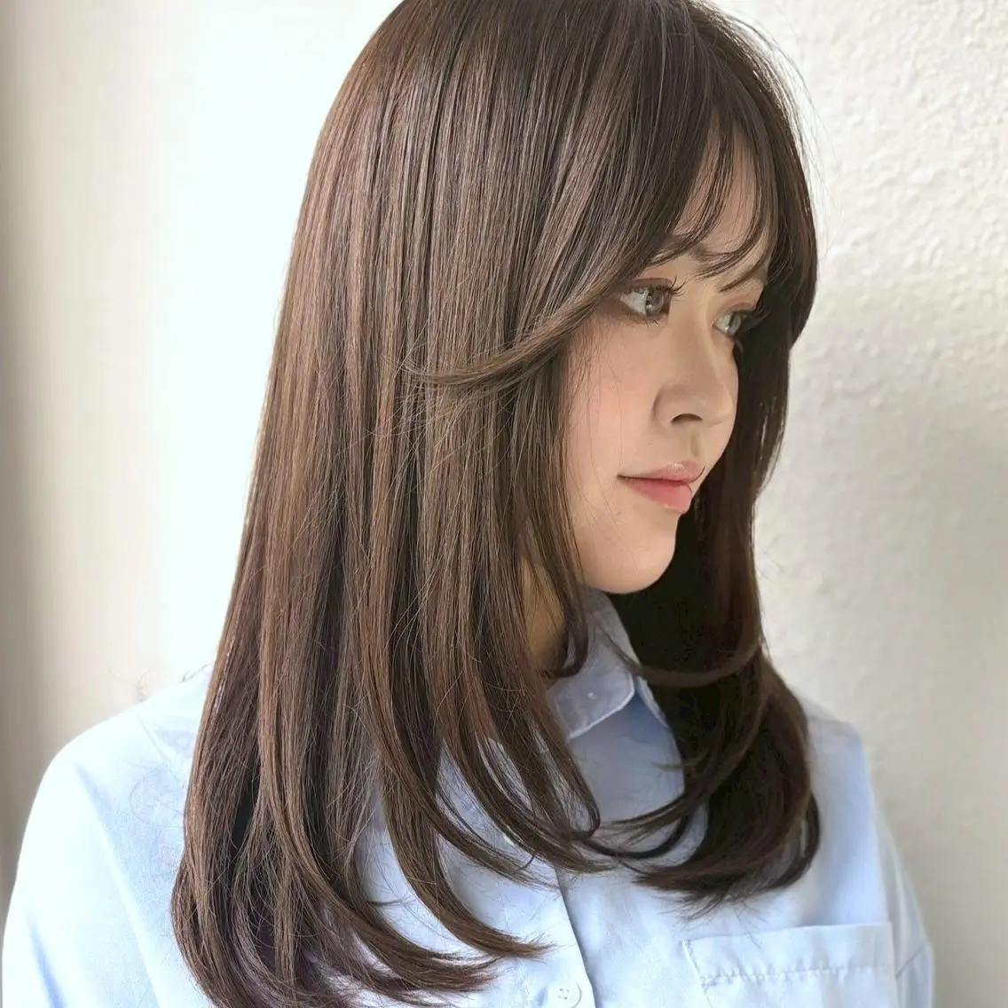ロング 艶髪ストレート❇️ レイヤー❇️出町光流のヘアスタイル